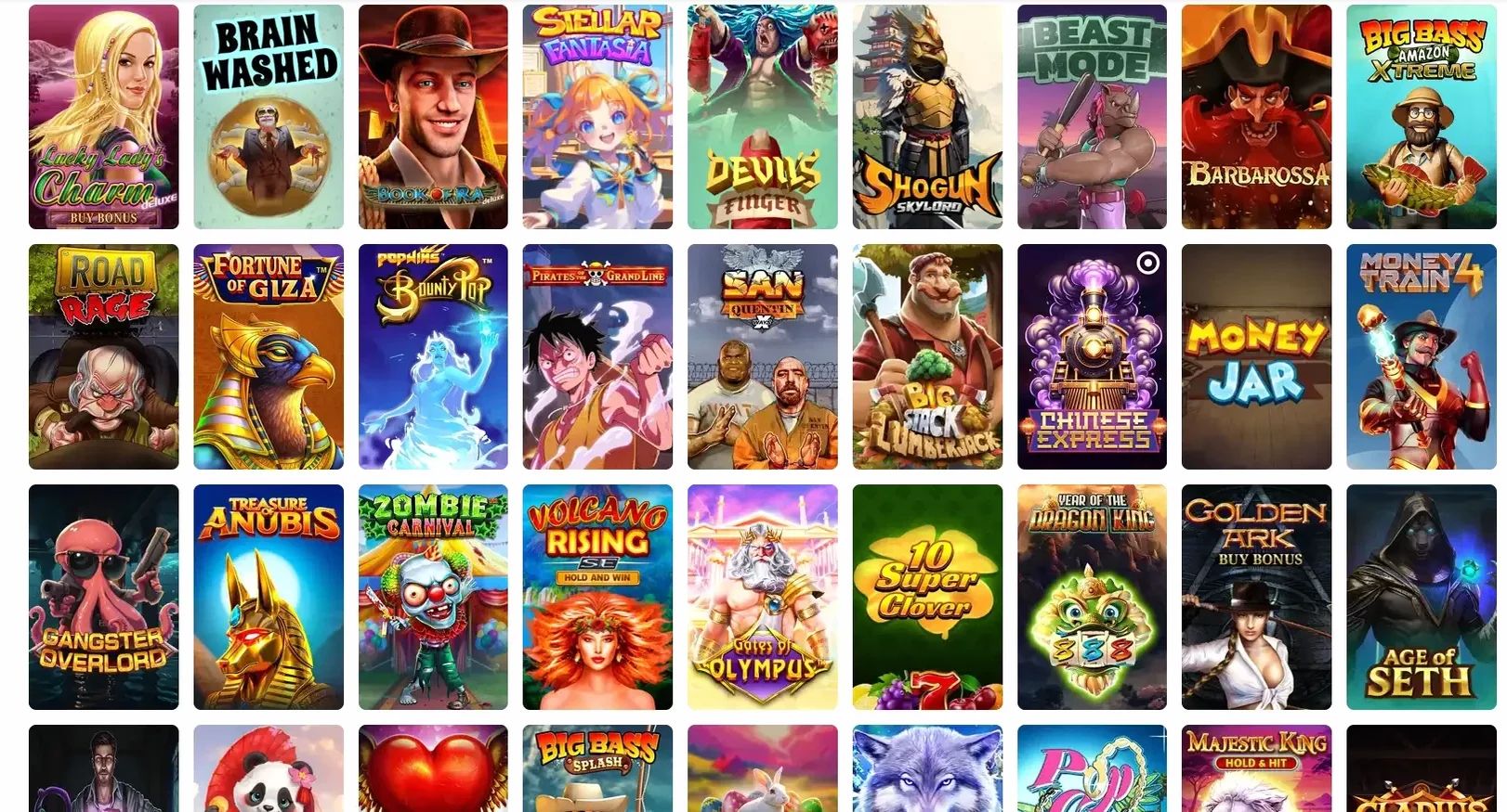 Игровой интерфейс онлайн казино Либет